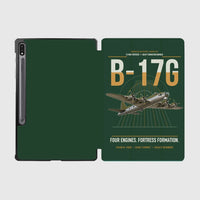 Thumbnail for B-17G Flying Fortress design on dark green samsung tablet tablet case