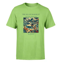 Thumbnail for VINTAGE G4065 - The Island Mailboat - Premium T-Shirt design on lightgreen premium t shirt