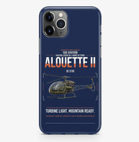 Thumbnail for Sud Aviation SE 3130 Alouette II design on navy blue magsafe iphone case, for iPhone Pro Max