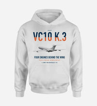 Thumbnail for Vickers VC10 K.3 design on white double-side hoodie, single-side print