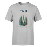 Thumbnail for Yakima Air Terminal (McAllister Field) (YKM) T-Shirt single-side front print in Light Gray | yakima-air-terminal-mcallister-field-ykm-double-side-t-shirt
