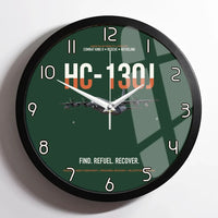 Thumbnail for HC-130J COMBAT KING II design on dark green framed wall clock