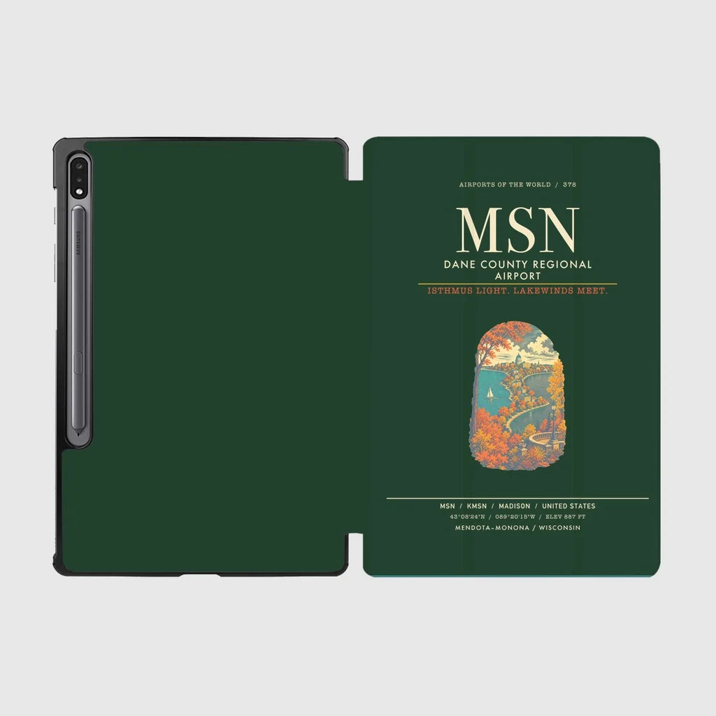 Dane County Regional Airport Madison MSN - Dark Green