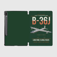 Thumbnail for B-36J Peacemaker design on dark green samsung tablet tablet case
