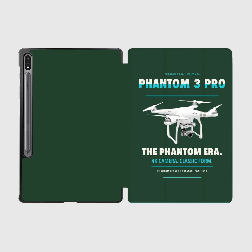 DJI Phantom 3 Professional design on dark green samsung tablet tablet case