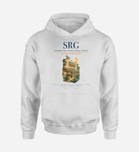 Thumbnail for Achmad Yani International Airport (SRG) design on white hoodie single-side print
