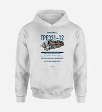 Thumbnail for TPE331-12 design on white hoodie single side