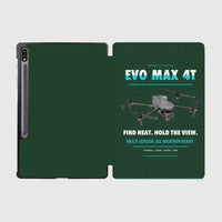 Thumbnail for Autel EVO Max 4T design on dark green samsung tablet tablet case