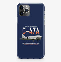 Thumbnail for C-47A Skytrain design on navy blue magsafe iphone case, for iPhone Pro Max