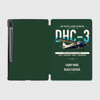 Thumbnail for DHC-3 Otter design on dark green samsung tablet tablet case