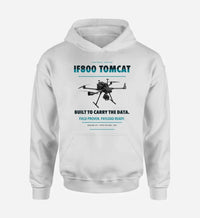 Thumbnail for Inspired Flight IF800 Tomcat design on white hoodie single side