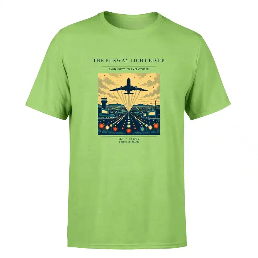 VINTAGE G4303 - The Runway Light River - Premium T-Shirt design on lightgreen premium t shirt
