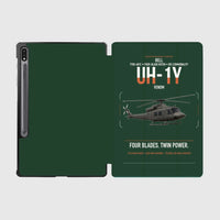 Thumbnail for Bell UH-1Y Venom design on dark green samsung tablet tablet case