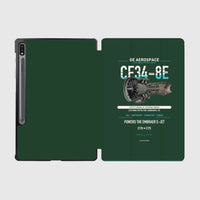Thumbnail for CF34-8E design on dark green samsung tablet tablet case
