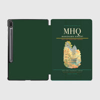 Thumbnail for Mariehamn Airport (MHQ) design on dark green samsung tablet tablet case