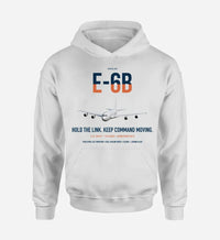 Thumbnail for E-6B Mercury design on white double-side hoodie, single-side print