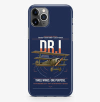 Thumbnail for Fokker Dr.I design on navy blue magsafe iphone case, for iPhone Pro Max