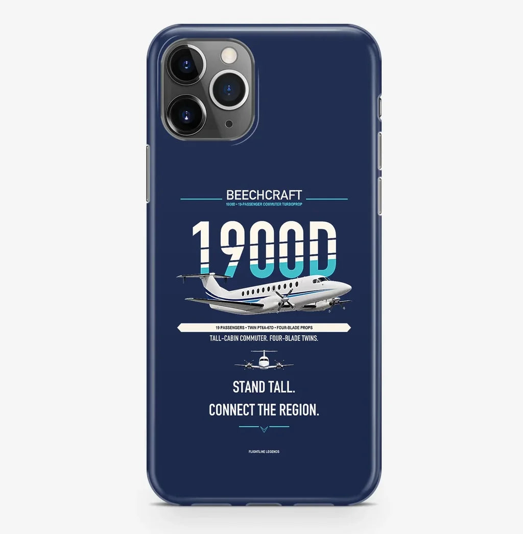 Beechcraft 1900D Case ProMax design on navy blue iphone case promax