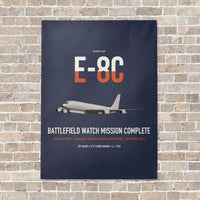 Thumbnail for E-8C Joint STARS vertical canvas print - no frame - navy blue background