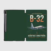 Thumbnail for B-32 Dominator design on dark green samsung tablet tablet case
