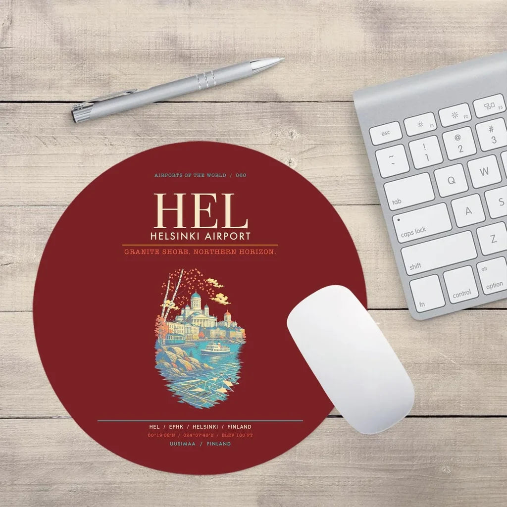 Helsinki Airport HEL - Dark Red