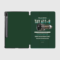 Thumbnail for TAY 611-8 design on dark green samsung tablet tablet case