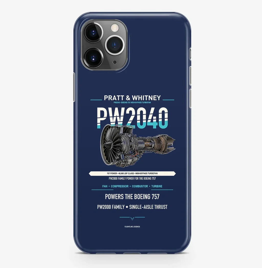 PW2040 Case ProMax design on navy blue iphone case promax