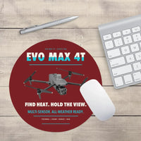 Thumbnail for Autel EVO Max 4T design on dark red round mouse pad