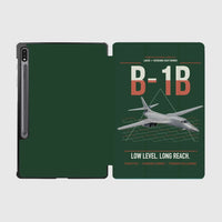 Thumbnail for B-1B Lancer design on dark green samsung tablet tablet case
