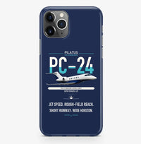 Thumbnail for Pilatus PC-24 design on navy blue magsafe iphone case, for iPhone Pro Max