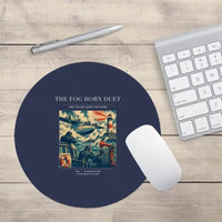 Thumbnail for VINTAGE G4437 - The Fog Horn Duet - Designed Mouse Pads design on navyblue round