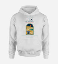 Thumbnail for Fes (FEZ) design on white hoodie single-side print