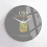 Thumbnail for Osh International Airport OSS Wall-Clock No-Frame - Gray