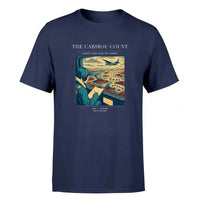 Thumbnail for VINTAGE G4198 - The Caribou Count - Premium T-Shirt design on navyblue premium t shirt