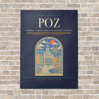 Thumbnail for Poznan - awica Henryk Wieniawski Airport POZ - Canvas No Frame - Navy Blue