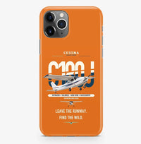 Thumbnail for Cessna 180J Skywagon design on orange magsafe iphone case, for iPhone Pro Max