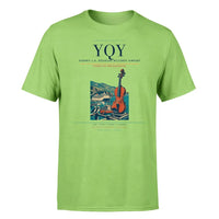 Thumbnail for Sydney–J.A. Douglas McCurdy Airport (YQY) T-Shirt single-side front print in Light Green | sydneyja-douglas-mccurdy-airport-yqy-double-side-t-shirt