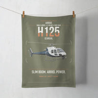Thumbnail for Airbus H125 design on green army towel