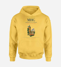 Thumbnail for Mannheim City Airport (MHG) design on yellow hoodie single-side print