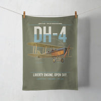 Thumbnail for Airco DH-4 Liberty Plane design on green army towel