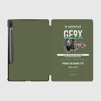 Thumbnail for GE9X design on green army samsung tablet tablet case