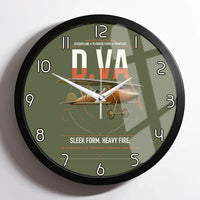 Thumbnail for Albatros D.Va design on green army framed wall clock