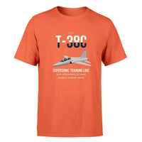 Thumbnail for T-38C Talon design on orange double-side t-shirt, single-side print