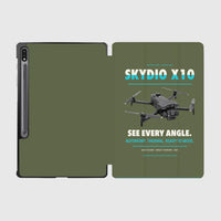 Thumbnail for Skydio X10 design on green army samsung tablet tablet case
