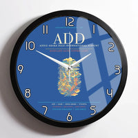 Thumbnail for Addis Ababa Bole International Airport ADD Wall-Clock Framed - Blue
