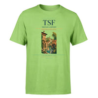 Thumbnail for Treviso Airport (TSF) T-Shirt single-side front print in Light Green | treviso-airport-tsf-double-side-t-shirt