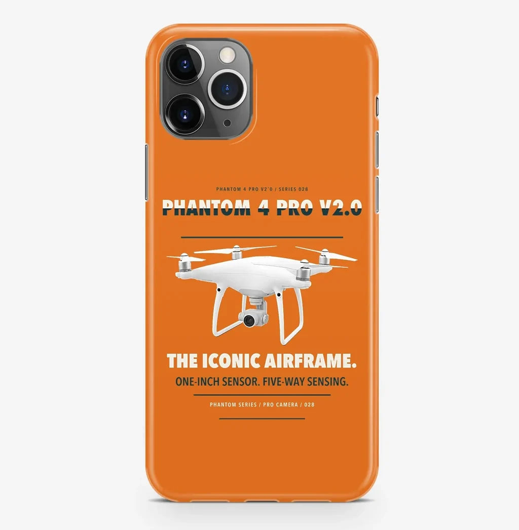 DJI Phantom 4 Pro V2.0 Case ProMax design on orange iphone case promax