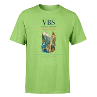 Thumbnail for Brescia Airport (VBS) T-Shirt single-side front print in Light Green | brescia-airport-vbs-double-side-t-shirt