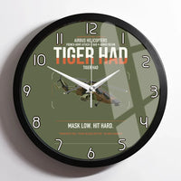 Thumbnail for Airbus Helicopters Tiger HAD design on green army framed wall clock