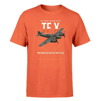 Thumbnail for Bristol Beaufighter TF X design on orange t-shirt, single-side print